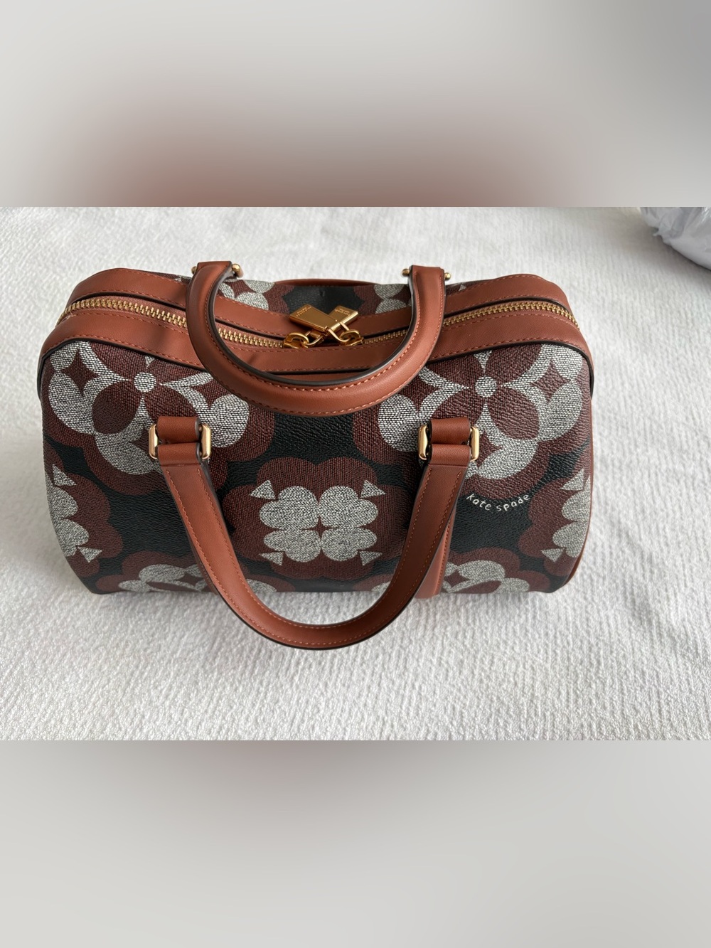 kate spade Eleanor spade flower coated canvas Satchel